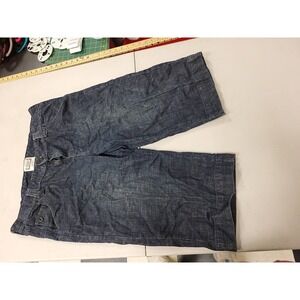 Levi Strauss Signature Low Rise Denim Capri Pants Womens Size 16‎ Misses Jeans